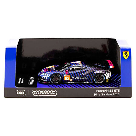 1:64 Diecast 488 Ferrari GTE 24h of Le Mans 2019 Blue Tarmac Model Araba