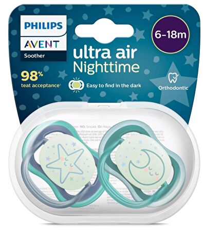 Philips Avent SCF376/13 Ultra Air Emzik 6-18 Ay (Mavi)