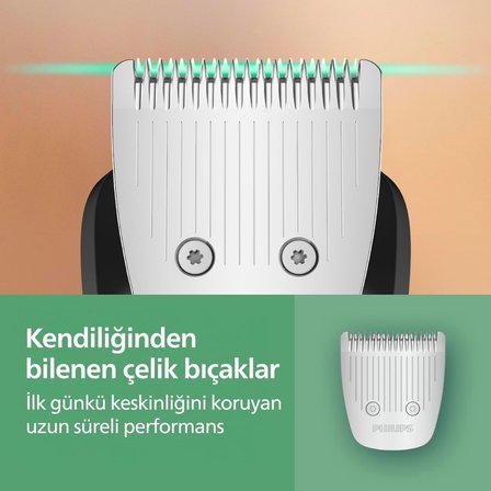 Philips All-In-One Trimmer 5000 Serisi MG5932/15, 11'ı 1 Arada Erkek Bakım Seti, Yüz Saç Vücut Için