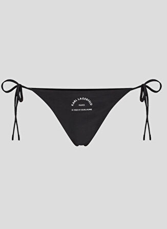 KARL LAGERFELD Siyah Kadın Bikini Alt 230W2216