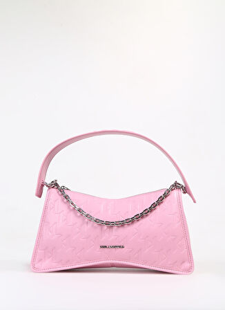 KARL LAGERFELD Pembe Kadın 31x16,5x9 cm Deri El Çantası 231W3020498