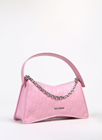 KARL LAGERFELD Pembe Kadın 31x16,5x9 cm Deri El Çantası 231W3020498