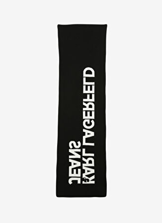 Beyaz Erkek Atkı 236D3301_KNITTED LOGO SCARF