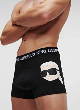 KARL LAGERFELD Siyah - Beyaz Erkek Boxer 236M2100Q89