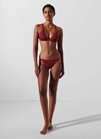 KARL LAGERFELD Kırmızı Kadın Bikini Üst 235W2230