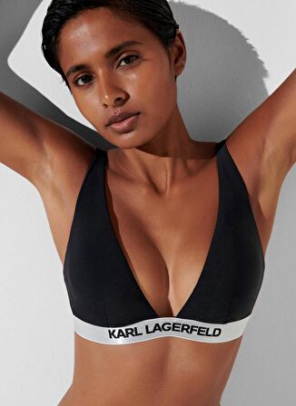 KARL LAGERFELD Siyah Kadın Bikini Üst 240W2218