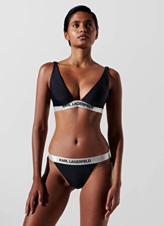 KARL LAGERFELD Siyah Kadın Bikini Alt 240W2219