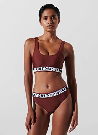 KARL LAGERFELD Kırmızı Kadın Bikini Üst 240W2221