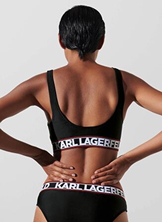 KARL LAGERFELD Siyah Kadın Bikini Üst 240W2221