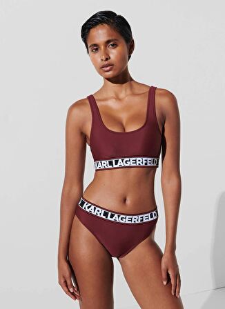 KARL LAGERFELD Kırmızı Kadın Bikini Üst 240W2222