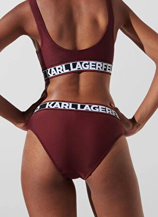 KARL LAGERFELD Kırmızı Kadın Bikini Üst 240W2222