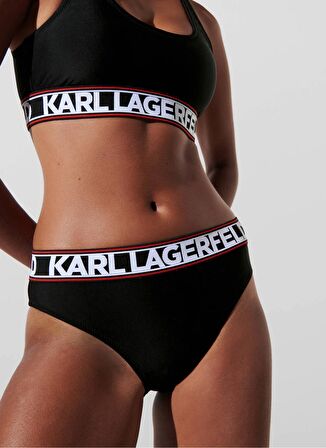 KARL LAGERFELD Siyah Kadın Bikini Alt 240W2222