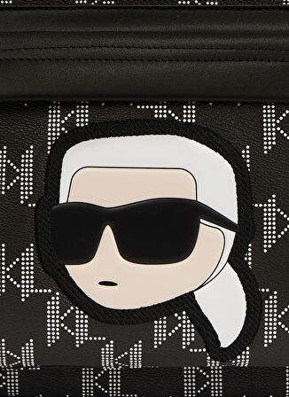 KARL LAGERFELD Kanvas Siyah Kadın Sırt Çantası 240W3088