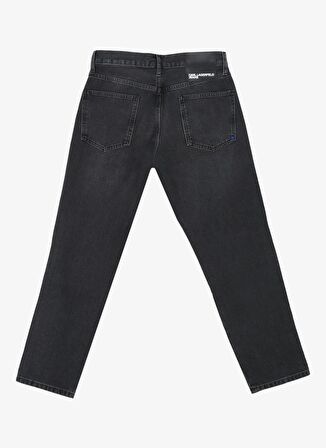 Siyah Erkek Denim Pantolon 240D1106_KLJ TAPERED LOGO DENIM