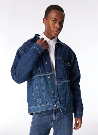 Erkek Denim Ceket 240D1402_KLJ RELAXED DENIM JACKET