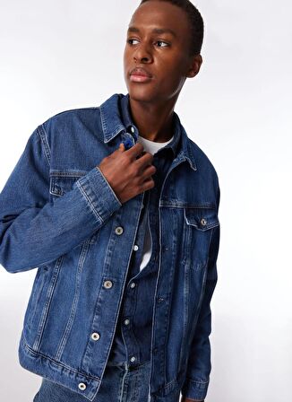 Erkek Denim Ceket 240D1404_KLJ REGULAR DENIM JACKET