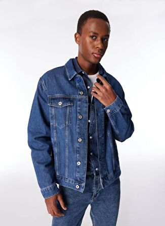 Erkek Denim Ceket 240D1404_KLJ REGULAR DENIM JACKET