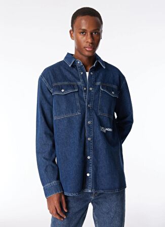 Erkek Denim Gömlek 240D1603_KLJ REGULAR UTLTY SHIRT JA