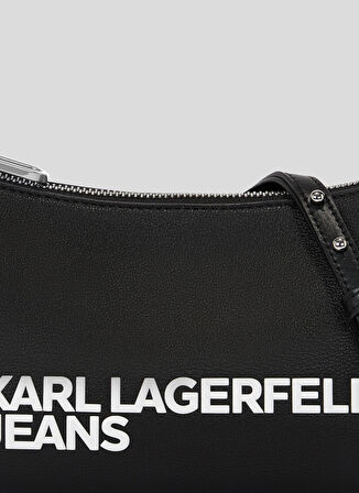 Karl Lagerfeld Jeans Siyah 21x16x12 cm Kadın Çapraz Çanta 245J3009