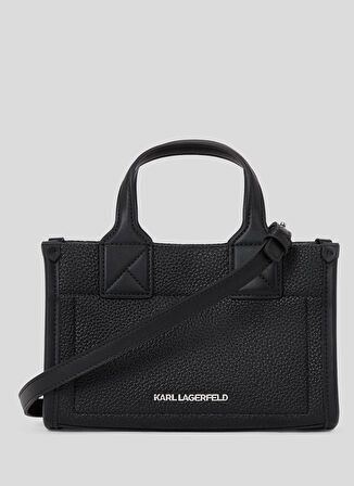 KARL LAGERFELD Deri Siyah Kadın Tote Çanta 245W3093