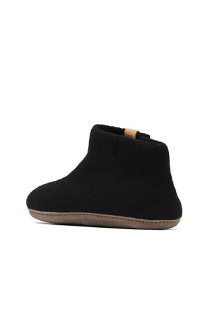 Siyah Keçe Tofvel Unisex ev terliği