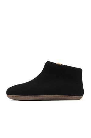 Siyah Keçe Tofvel Unisex ev terliği