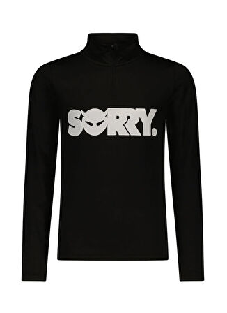 Super Rebel Düz Siyah Erkek Çocuk T-Shirt R409-6402-099s-SPURT Ski sport jers