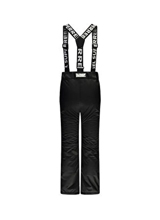 Siyah Kız Çocuk Normal Kalıp Kayak Salopeti R409-6605-099-SPEED Ski pant twill