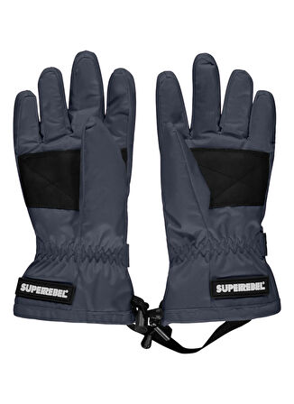 Super Rebel Siyah Erkek Çocuk Kar Eldiveni R409-6986-099-NUTZ Ski glove