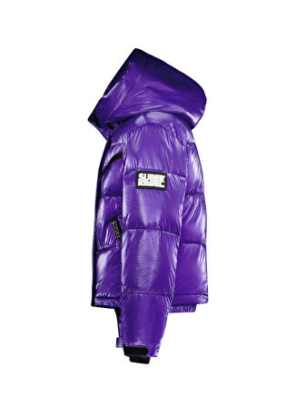Super Rebel Mor Kız Çocuk Kayak Montu R409-5214-997-SPICY Girls metallic