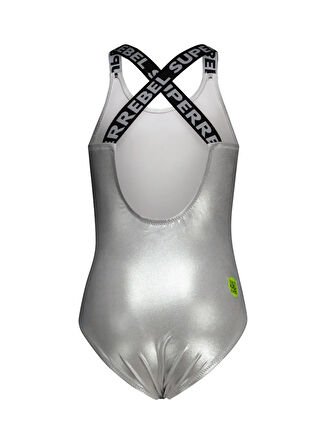 Super Rebel Gümüş Kız Çocuk Mayo R501-5001- basic cool bathing