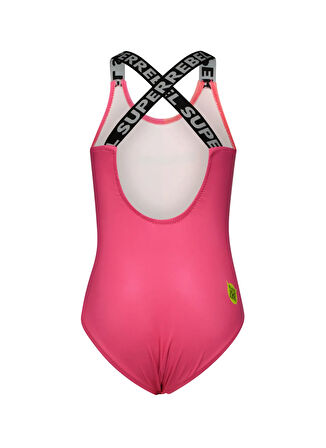 Super Rebel Pembe Kız Çocuk Mayo R501-5001- basic cool bathing