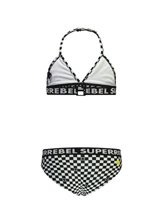 Super Rebel Siyah Kız Çocuk Bikini Takım R501-5002-Isla basic cool triangle