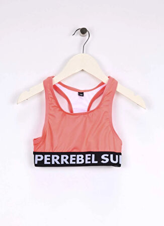 Super Rebel Kırmızı Kız Çocuk Bikini Takım R501-5003-Carmel tanktop bikini coo