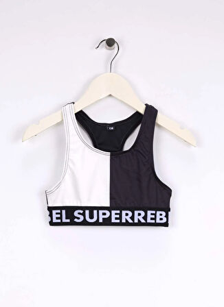 Super Rebel Siyah Kız Çocuk Bikini Takım R501-5003-Carmel tanktop bikini coo