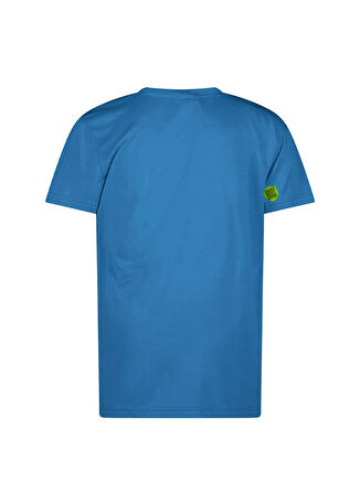 Super Rebel Düz Mavi Erkek Çocuk T-Shirt R501-6403-Colins jersey shirt short