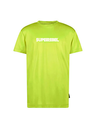 Super Rebel Düz Sarı Erkek Çocuk T-Shirt R501-6403-Colins jersey shirt short