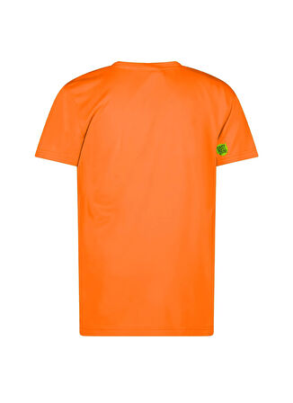 Super Rebel Düz Turuncu Erkek Çocuk T-Shirt R501-6403-Colins jersey shirt short