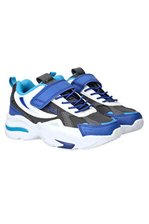Fila Madrun Velcro FFK0261.13258 Mavi Beyaz Çocuk Spor Ayakkabı