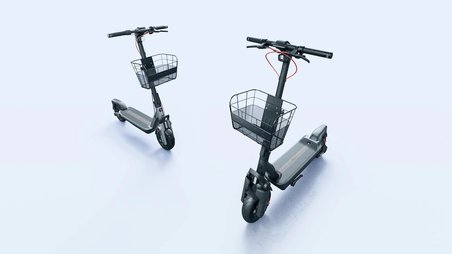 Segway Ninebot PH0103 Elektrikli Scooter 5 Kg Taşıma Kapasiteli Metal Ön Sepet