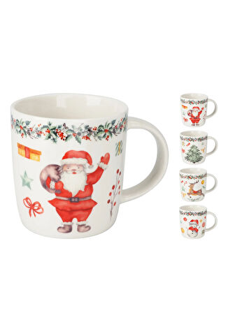 Boyner Evde Porselen Çok Renkli Kupa XMS PORSELEN KUPA 370ML 4 ÇEŞİT