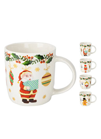 Boyner Evde Porselen Çok Renkli Kupa XMS 370ML PORSELEN KUPA