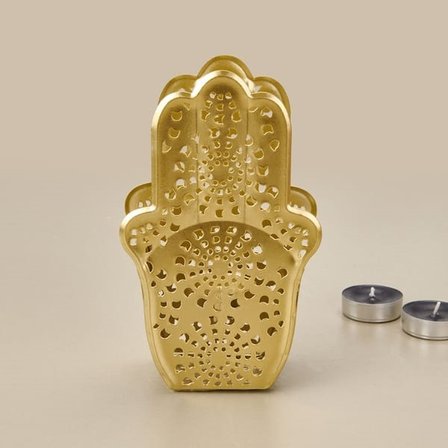 KPM Etnik Metal Mumluk - Gold - 10 cm