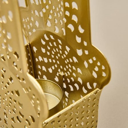 KPM Etnik Metal Mumluk - Gold - 10 cm