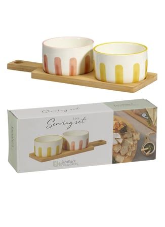 Boyner Evde Kase SERVING SET 3PCS
