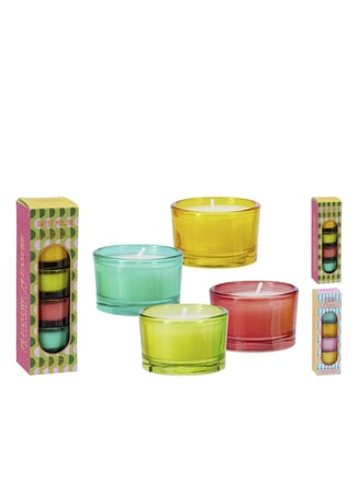 Boyner Evde Mum & Şamdan Mum SCENTED CANDLE IN GLASS 4PCS