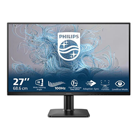 ONTECH - 27 Phılıps 27e2n1100l/00 1ms 100mhz 1xvga 1xhdmı Fhd 1920x1080 Vesa Siyah