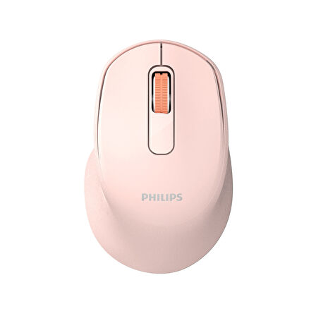 Philips SPK7448 Bluetooth 5.2 ve 2.4GHz 1600DPI Sessiz Optik Kablosuz Mouse Pembe