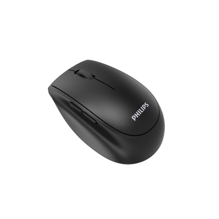 Philips SPK7627B Dual Mod 2.4GHz Bluetooth 1600 DPI Ergonomik Sessiz Tıklama Optik Mouse Siyah