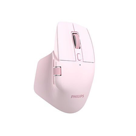 Philips SPK7858 Bluetooth 5.0 4000DPI Şarjlı Sessiz Hızlı Kaydırma Kablosuz Mouse Pembe